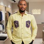 Chemise pour homme à manches longues,