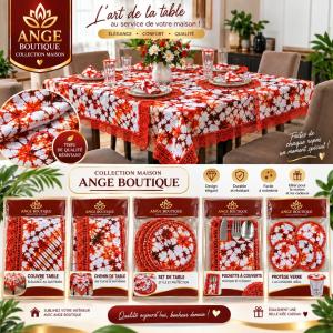 ENSEMBLE NAPPE DE TABLE