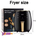 🍟 Friteuse à Air Chaud Grande Capacité 6L