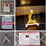 ✨🖍️ Tableau Veilleuse LED Acrylique Réutilisable